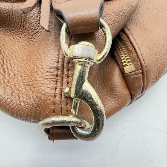 Rebecca Minkoff Julian small Backpack Brown Pebbled Leather Gold Hardware Bag main image 10